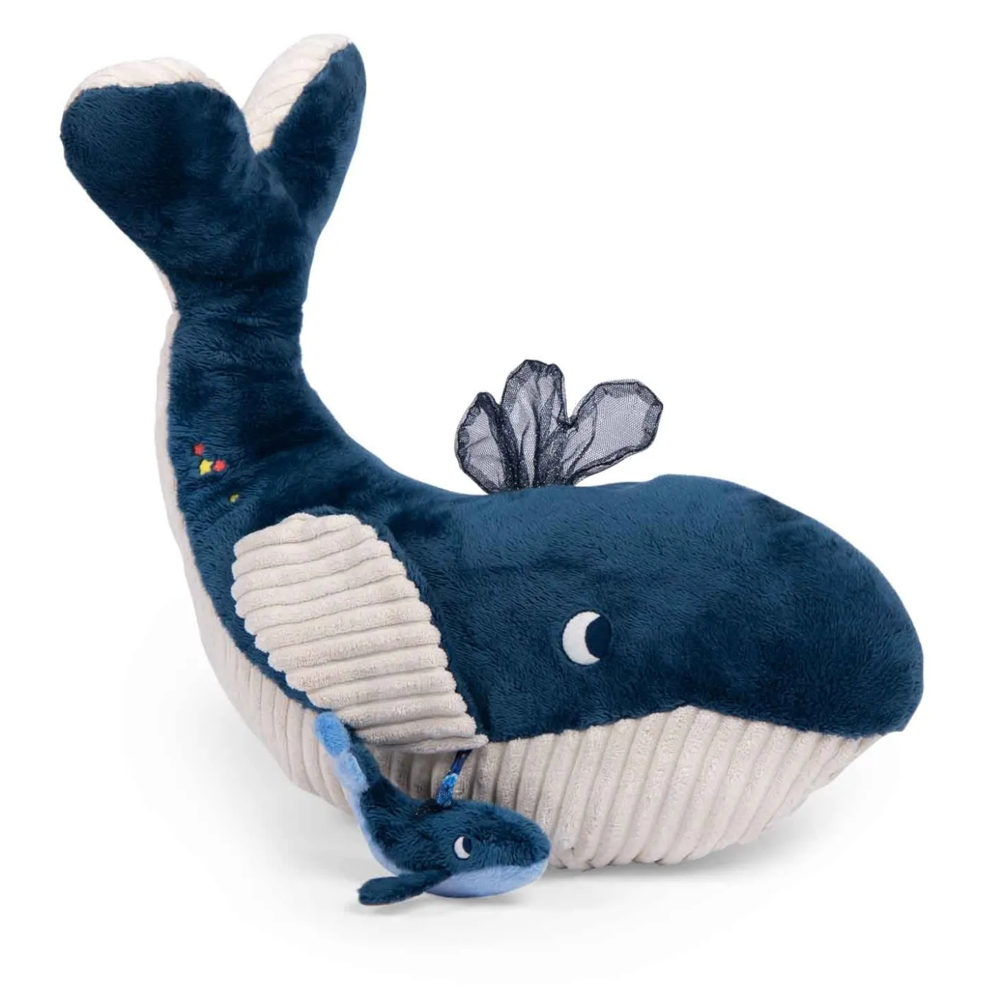Moulin Roty Grande baleine d'activités Les aventures de Paulie Bleu 54 cm
