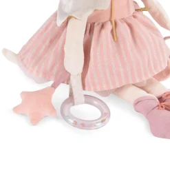 Moulin Roty Grande souris d'activités La petite école de danse Rose/Crème