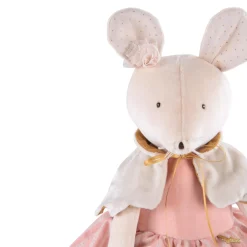 Moulin Roty Grande souris d'activités La petite école de danse Rose/Crème