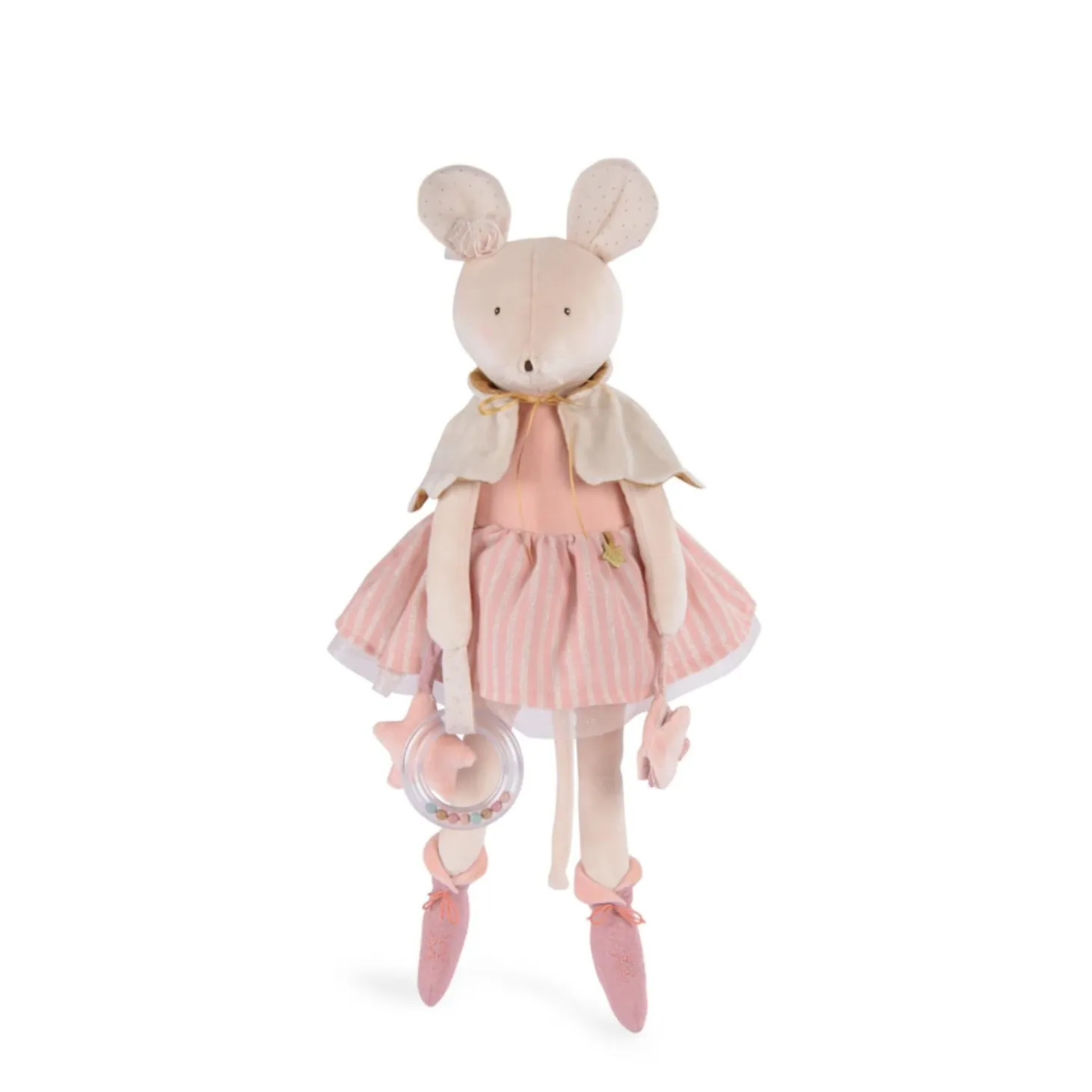 Moulin Roty Grande souris d'activités La petite école de danse Rose/Crème