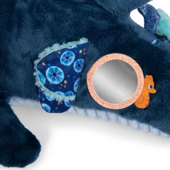Moulin Roty Grand requin d'activités Les aventures de Paulie Bleu 58 cm