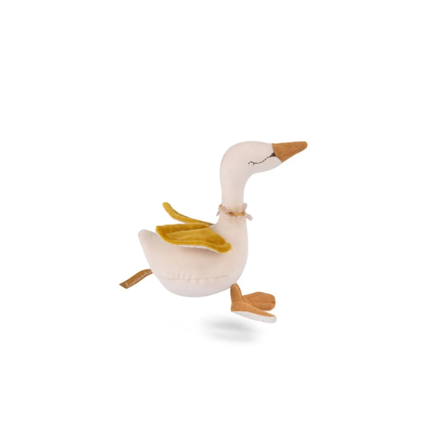 Moulin Roty Hochet cygne La petite école de danse Crème/Or
