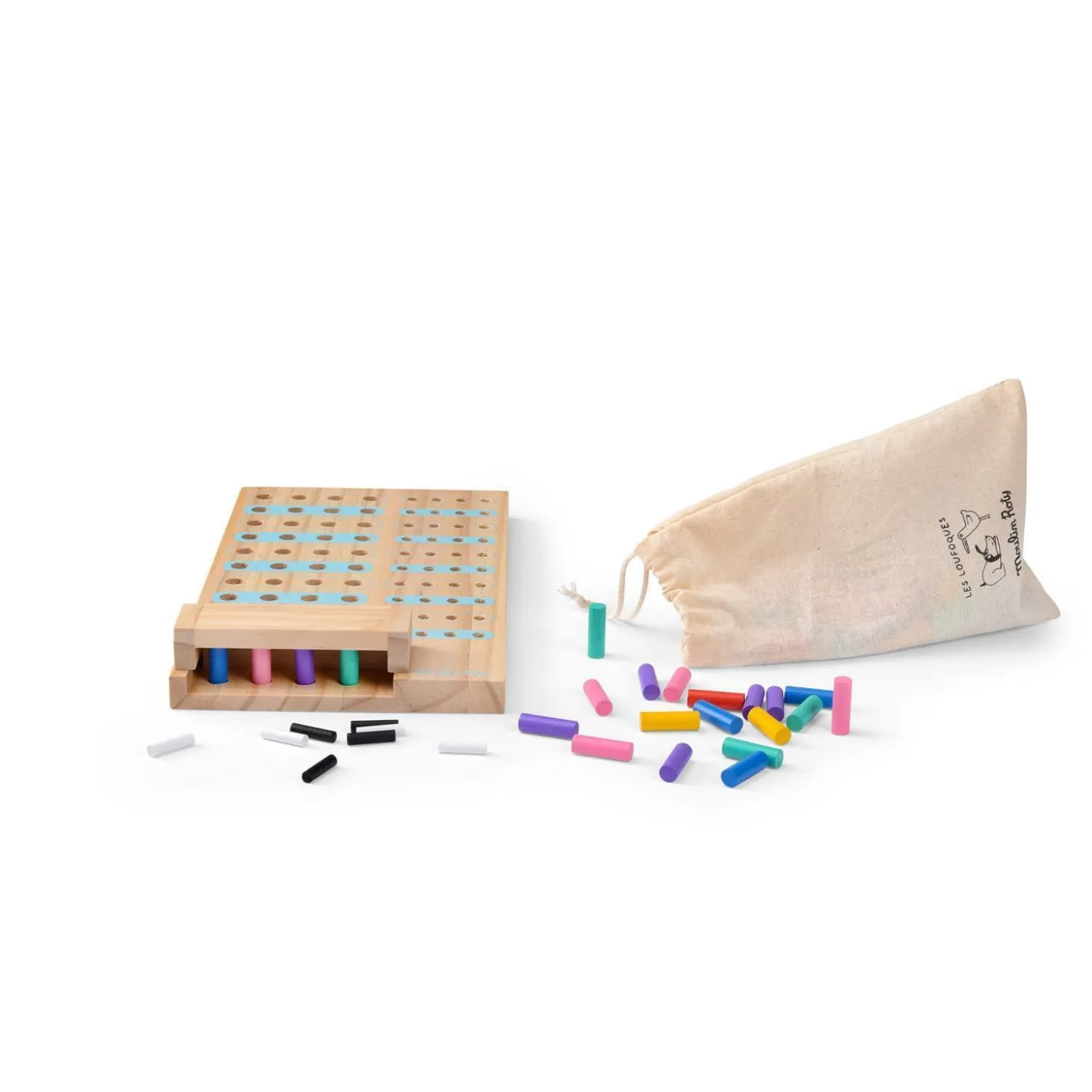 Moulin Roty Jeu Code secret Les Loufoques Multicolore