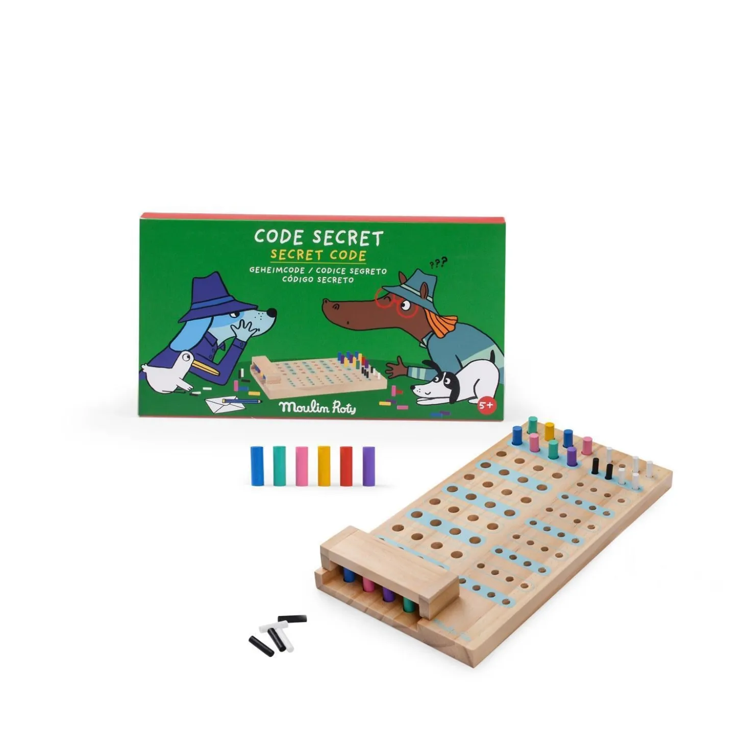 Moulin Roty Jeu Code secret Les Loufoques Multicolore