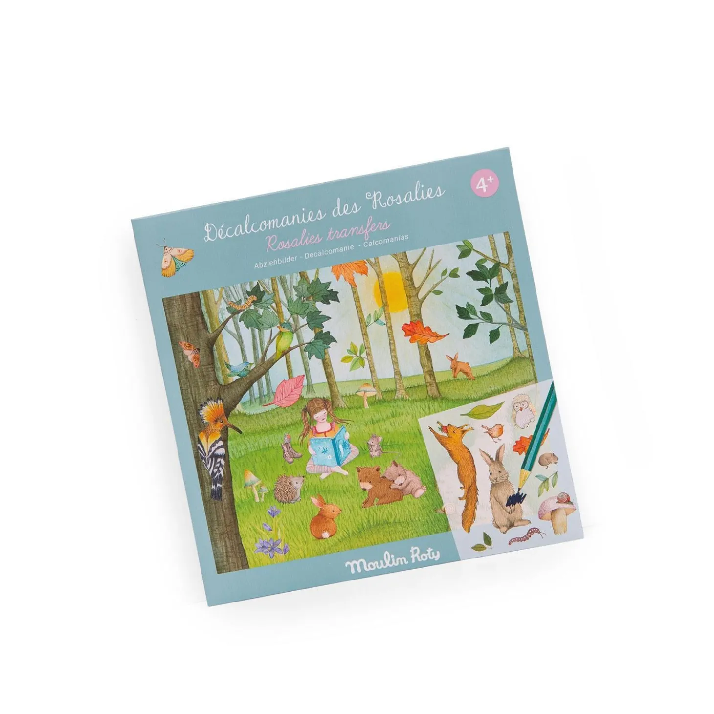 Moulin Roty Jeu Décalcomanies Les Rosalies Multicolore