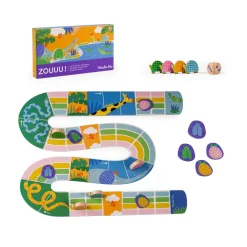 Moulin Roty Jeu de course Zou Les Toupitis Multicolore