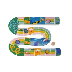 Moulin Roty Jeu de course Zou Les Toupitis Multicolore