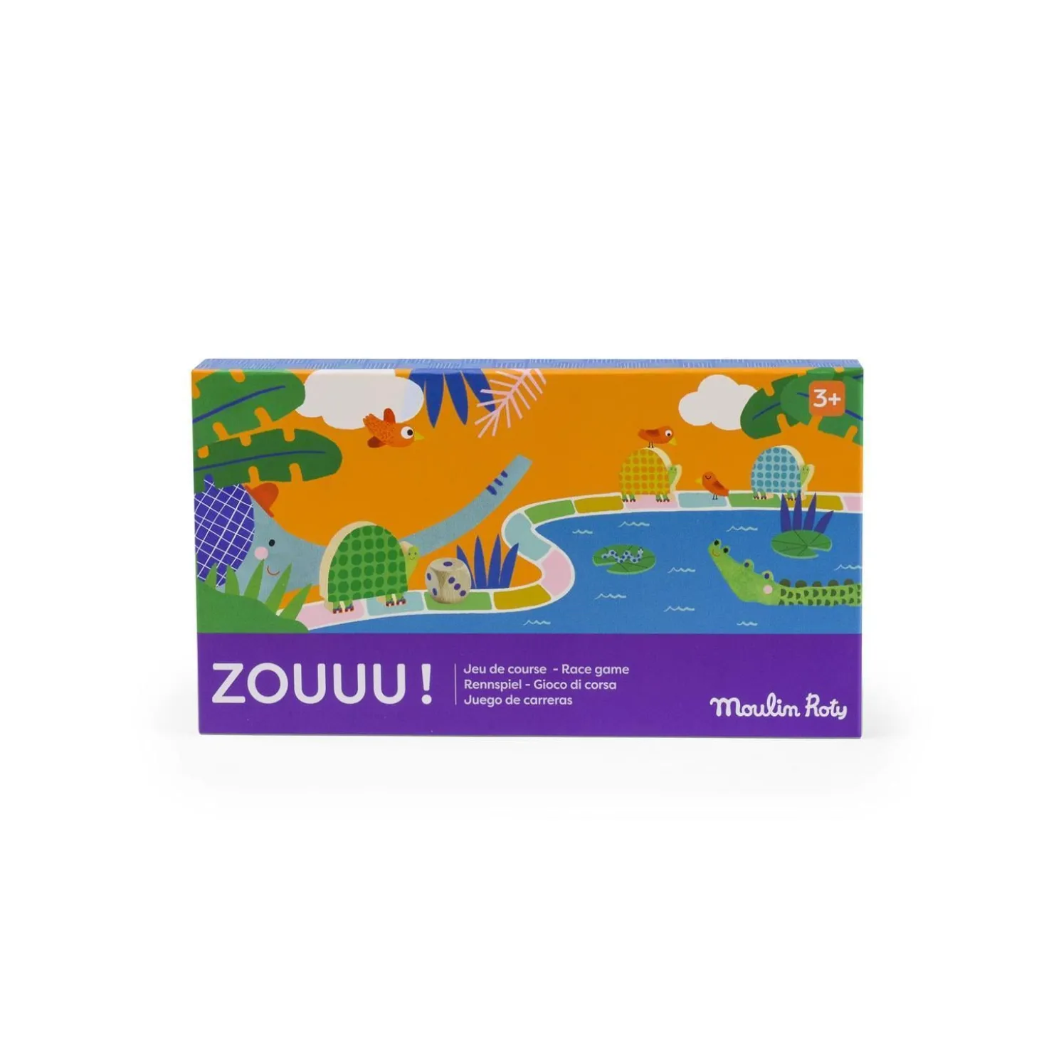 Moulin Roty Jeu de course Zou Les Toupitis Multicolore