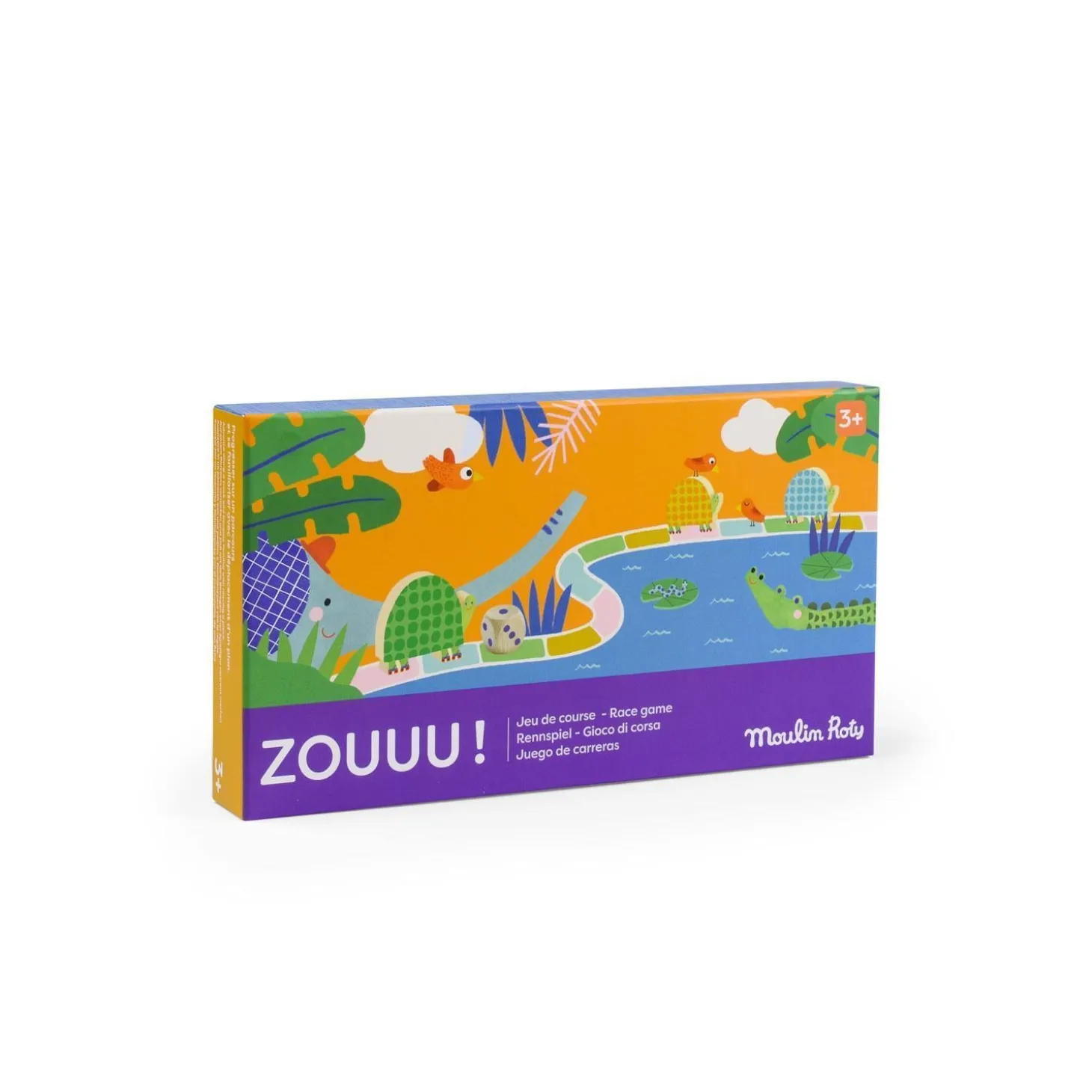 Moulin Roty Jeu de course Zou Les Toupitis Multicolore