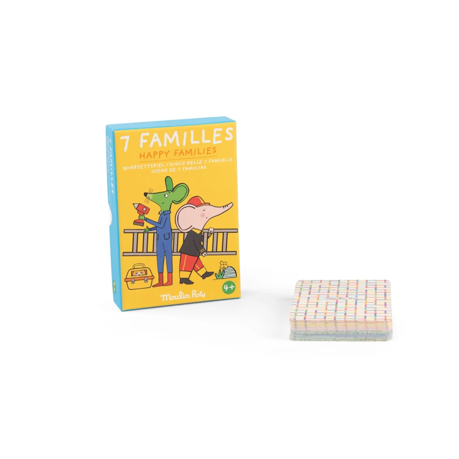 Moulin Roty Jeu de 7 familles Les Loufoques Multicolore