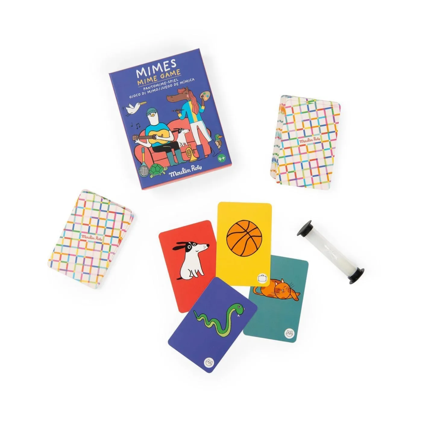 Moulin Roty Jeu de mimes Les Loufoques Multicolore