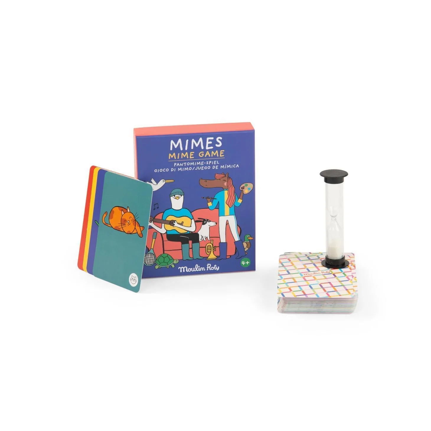 Moulin Roty Jeu de mimes Les Loufoques Multicolore