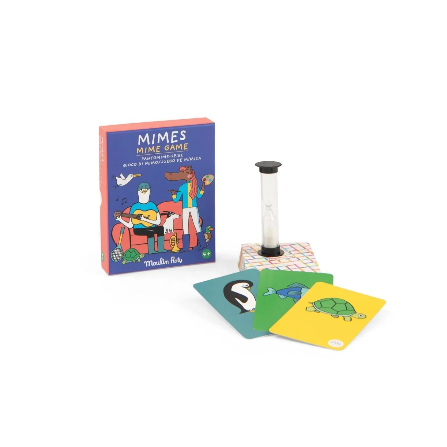 Moulin Roty Jeu de mimes Les Loufoques Multicolore