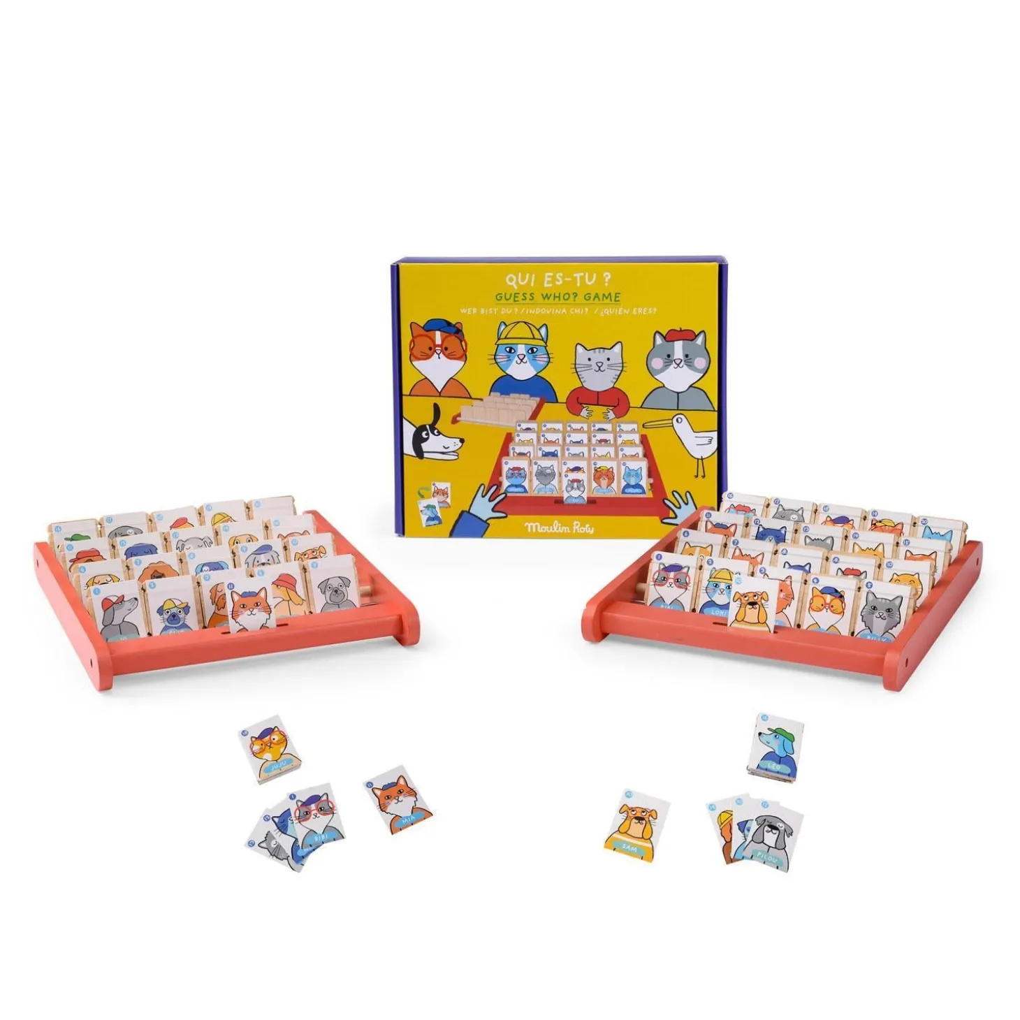 Moulin Roty Jeu Qui es-tu? Les Loufoques Multicolore
