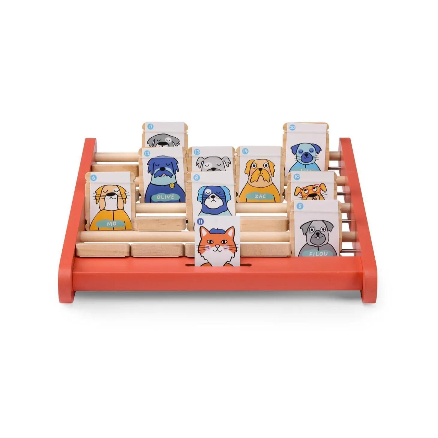 Moulin Roty Jeu Qui es-tu? Les Loufoques Multicolore
