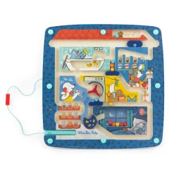 Moulin Roty Labyrinthe magnétique Puce & Pilou Multicolore