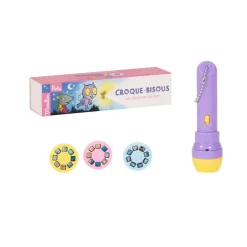 Moulin Roty                    Lampe à histoires Croque-Bisous Ecole des loisirs    Mauve