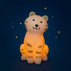 Moulin Roty Lampe veilleuse tigre La forêt Mawa Crème