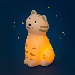 Moulin Roty Lampe veilleuse tigre La forêt Mawa Crème