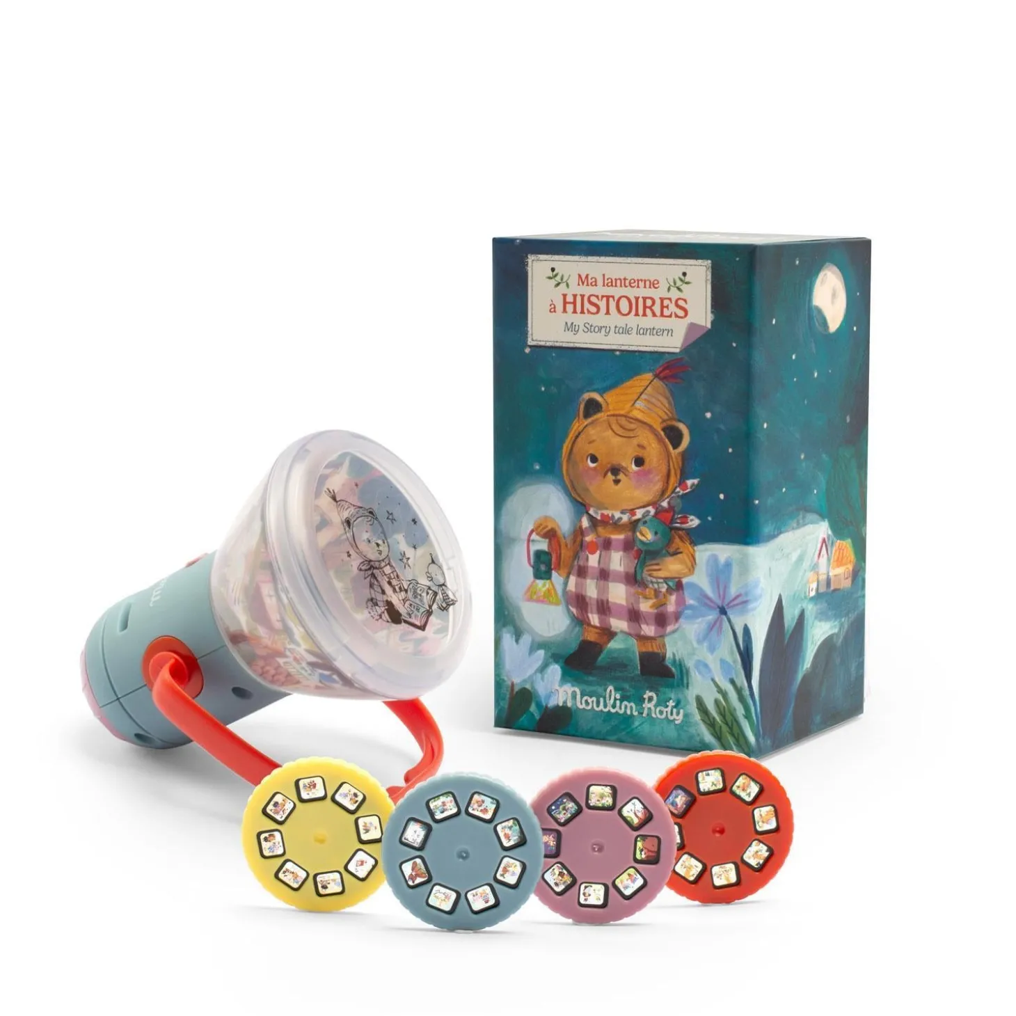 Moulin Roty Lanterne à histoires Les Minouchkas Multicolore