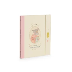Moulin Roty Livre de naissance La petite école de danse Crème/Rose