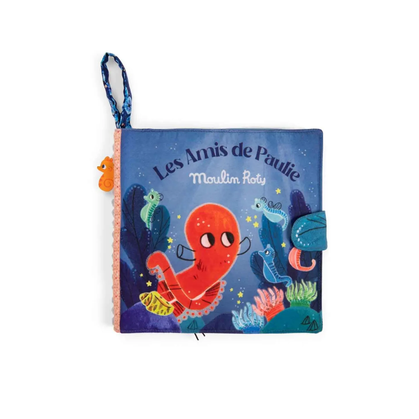 Moulin Roty Livre tissu d'activités Les aventures de Paulie Multicolore 20 cm