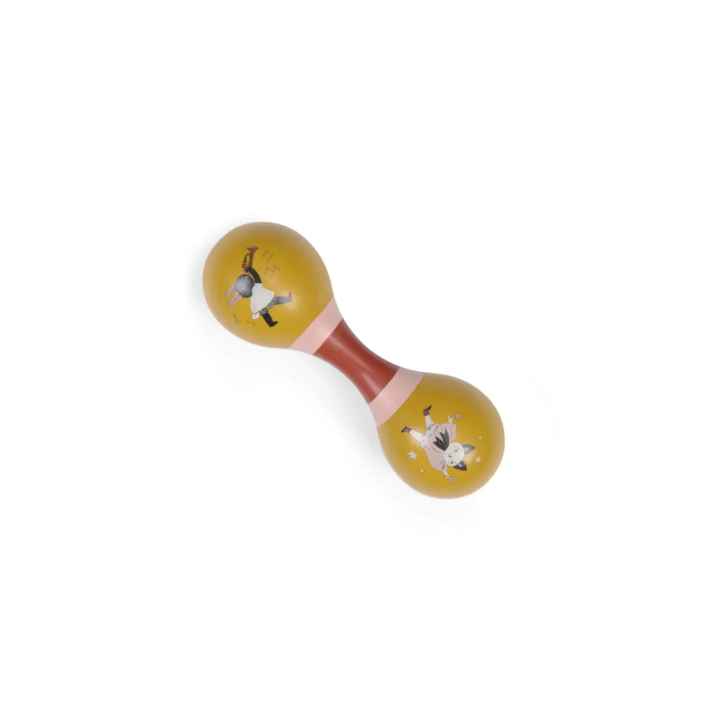 Moulin Roty Maracas double Après la pluie Ocre