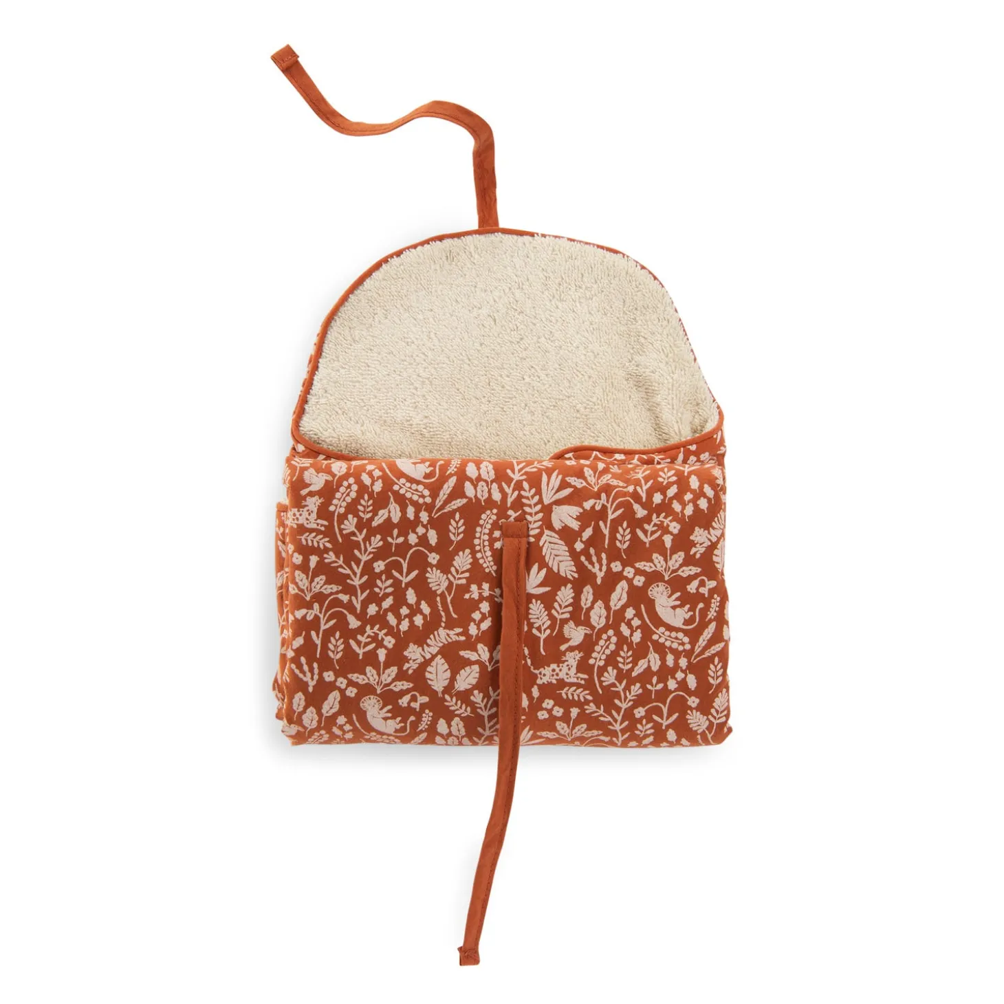 Moulin Roty Matelas à langer de voyage La forêt Mawa Marron/ crème