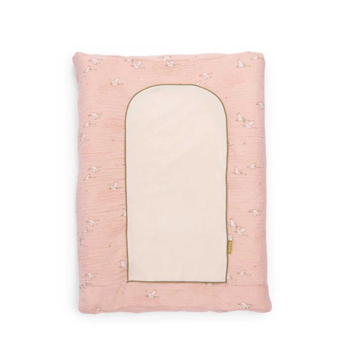 Moulin Roty Matelas à langer La petite école de danse Rose/Crème
