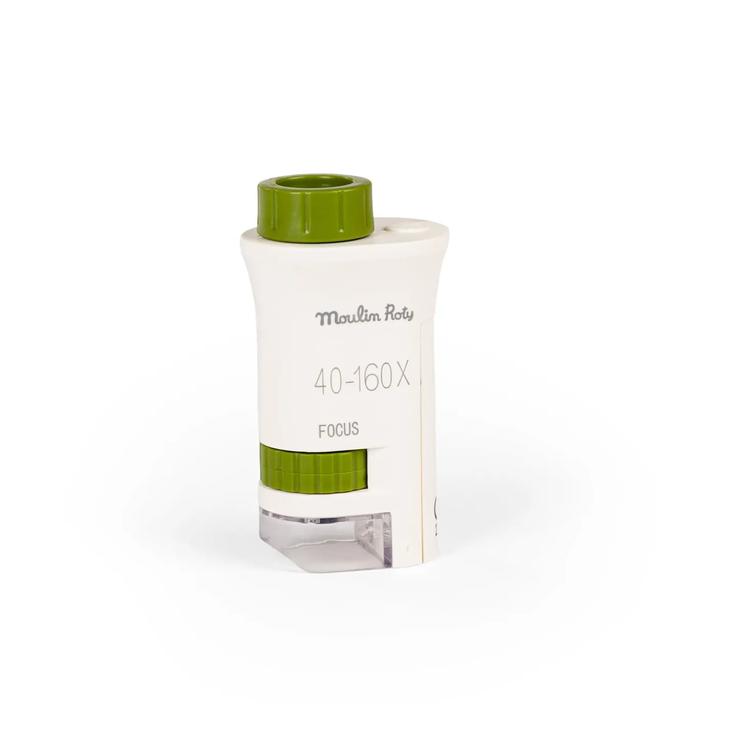 Moulin Roty Microscope de poche Blanc, Vert