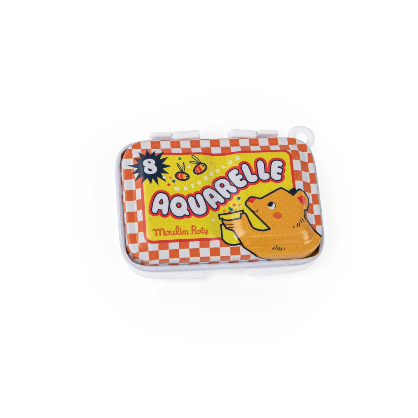 Moulin Roty Mini palette aquarelle Les Petites Merveilles jaune