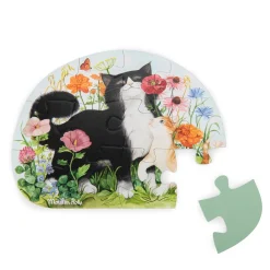 Moulin Roty                    4 mini puzzles des animaux Le Jardinier Le Jardin du Moulin    Multicolore