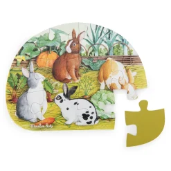 Moulin Roty                    4 mini puzzles des animaux Le Jardinier Le Jardin du Moulin    Multicolore