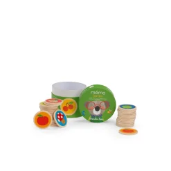 Moulin Roty Mémo jardin en bois Les Popipop Multicolore
