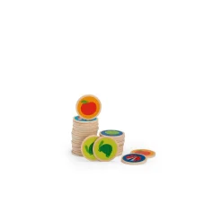 Moulin Roty Mémo jardin en bois Les Popipop Multicolore