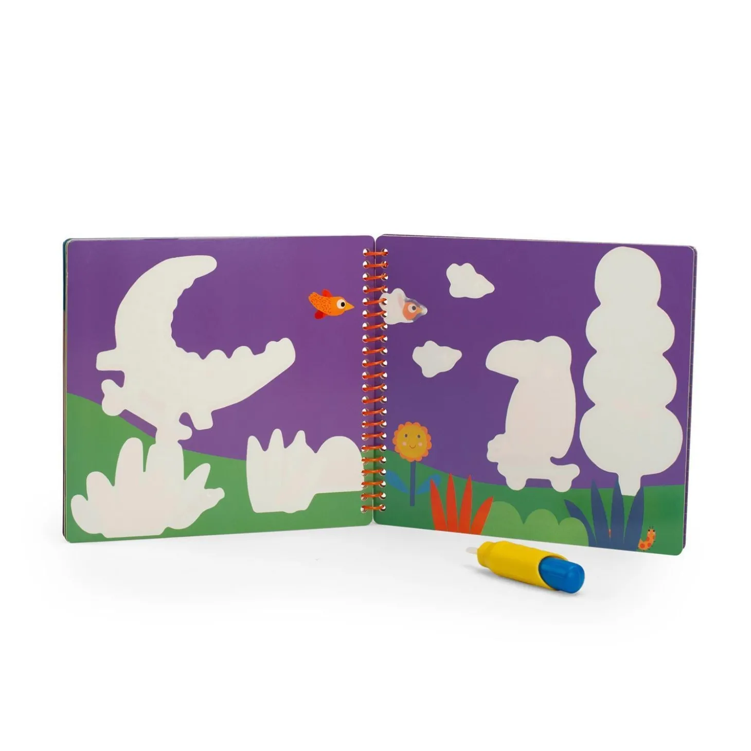Moulin Roty Peinture pinceau magique Les Toupitis Multicolore