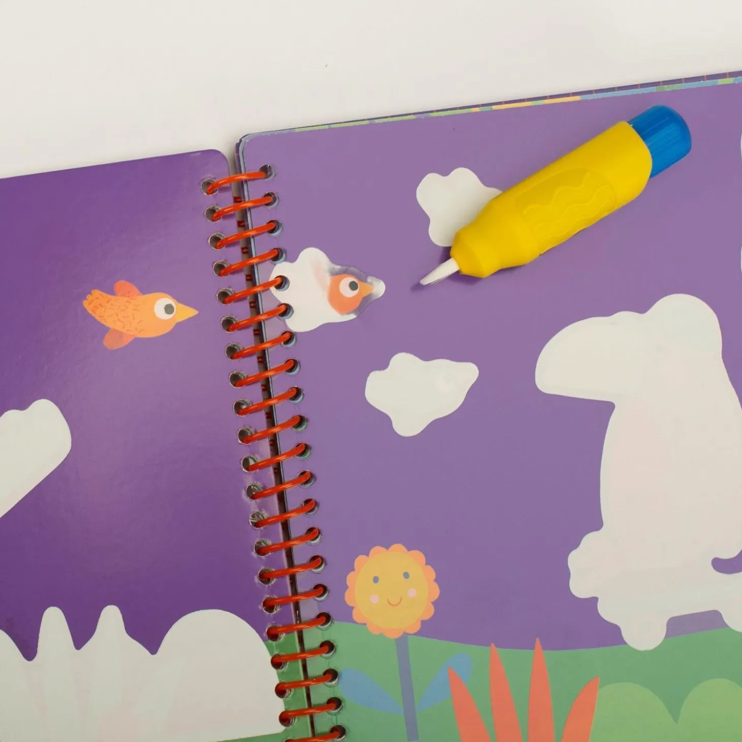 Moulin Roty Peinture pinceau magique Les Toupitis Multicolore