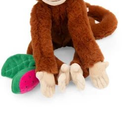 Moulin Roty                    Peluche d'activités Singe Mochica à suspendre La forêt Mawa    Marron