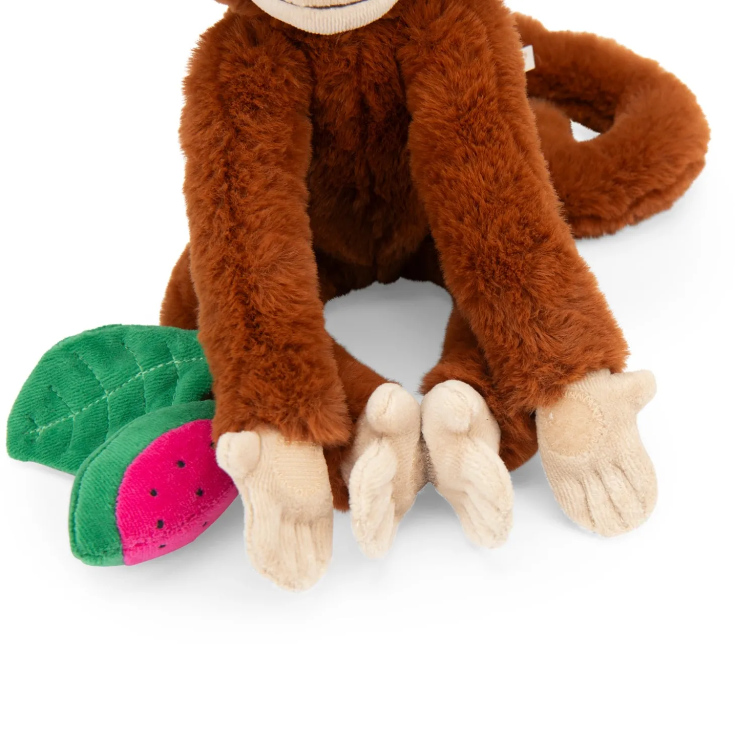 Moulin Roty Peluche d'activités Singe Mochica à suspendre La forêt Mawa Marron