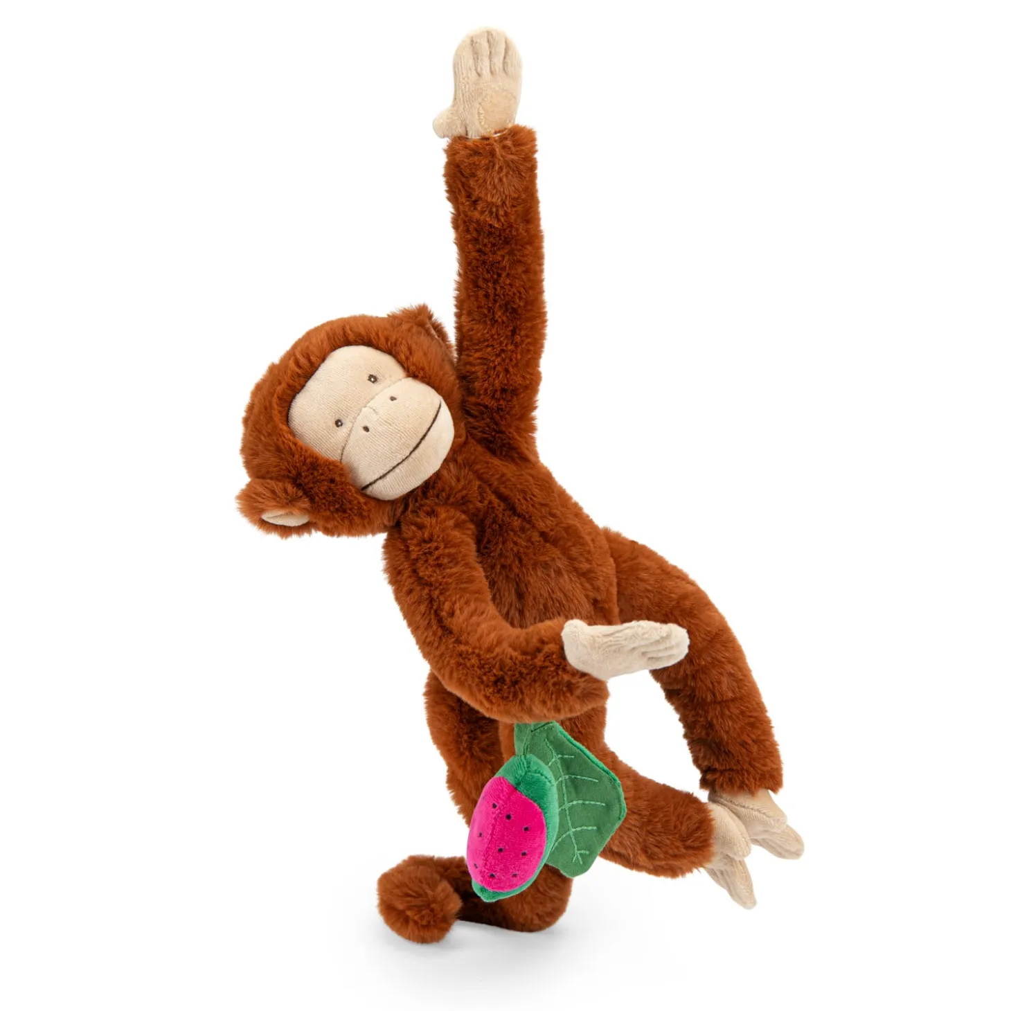 Moulin Roty Peluche d'activités Singe Mochica à suspendre La forêt Mawa Marron