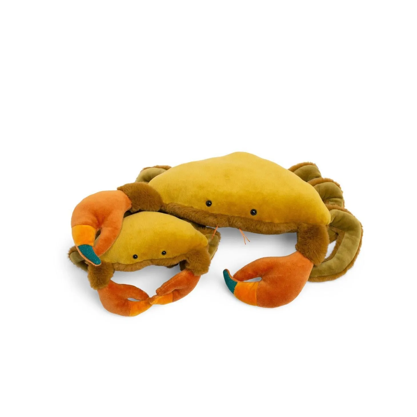 Moulin Roty Peluche grand crabe Tout autour du monde Bleu