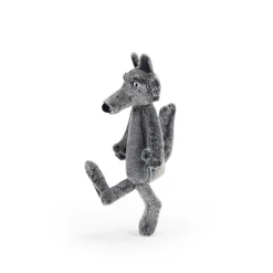 Moulin Roty Peluche loup Ecole des loisirs Gris