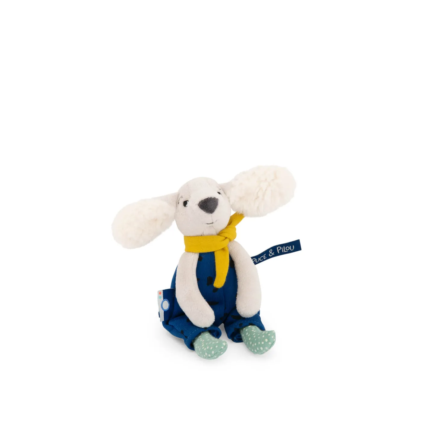 Moulin Roty Peluche Petit chien Pilou Puce & Pilou Multicolore