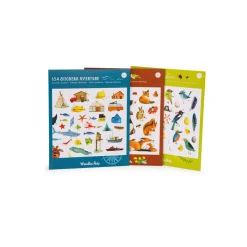 Moulin Roty Pochette stickers Le jardinier Le Jardin du Moulin Multicolore