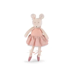 Moulin Roty Poupée souris La petite école de danse Rose/Crème