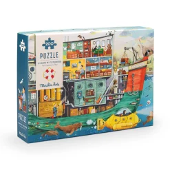 Moulin Roty Puzzle Le bâteau 200 pcs Le Jardin du Moulin Multicolore