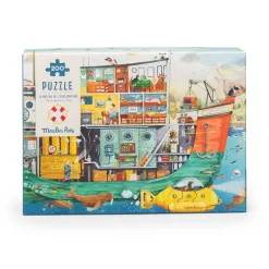 Moulin Roty Puzzle Le bâteau 200 pcs Le Jardin du Moulin Multicolore