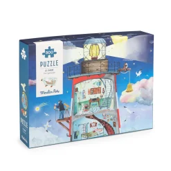 Moulin Roty Puzzle Phare (500 pièces) Le jardin du moulin Multicolore