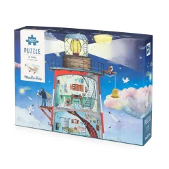 Moulin Roty Puzzle Phare (500 pièces) Le jardin du moulin Multicolore