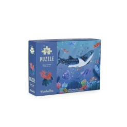 Moulin Roty                    Puzzle phosphorescent Sous la mer    24 pièces